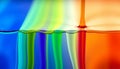 Abstract colorful liquid swirl, vibrant and dynamic background design element Generative AI Royalty Free Stock Photo