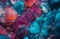 Abstract colorful mineral background. Generate ai