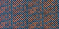 Abstract Colorful Multi Layered Small Circular Gradient Shapes Pattern, Layers of Circles of Changing Colors of Blue, Brown, Red