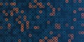 Abstract Colorful Multi Layered Small Circular Randomly Placed Gradient Shapes Pattern, Layers of Circles of Changing Colors