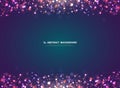 Abstract colorful nightlife bokeh background of new year decoration background. illustration vector eps10 Royalty Free Stock Photo