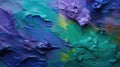 Abstract colorful oil painting on canvas. Oil paint texture with brush and palette knife strokes. multicolored wallpaper. Macro Royalty Free Stock Photo