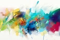 Abstract colorful oil painting on canvas texture Royalty Free Stock Photo