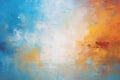 Abstract colorful oil painting on canvas texture. Semi- abstract of landscape paintings background Royalty Free Stock Photo