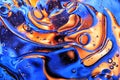 Abstract colorful oil wave on water background Royalty Free Stock Photo