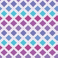 Abstract colorful ombre geometric seamless vector pattern background with brush stroked diamond shapes for fabric