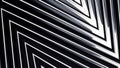 Abstract colorful optical illusion with slowly moving triangular shapes. Motion. Glowing surface with angles.