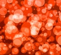 Abstract colorful,orange bokeh glitter background for happiness