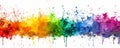 Abstract colorful paint splashes Royalty Free Stock Photo