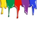 Abstract Colorful Paint Splat Royalty Free Stock Photo