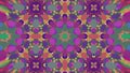 Abstract Colorful Painted Kaleidoscopic Graphic Background. Futuristic Psychedelic Hypnotic Backdrop Pattern With Texture. Royalty Free Stock Photo