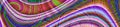 Abstract colorful panorama banner with glowing lines