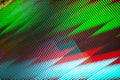 Abstract colorful parallel zigzag lines texture background, blue, black, green, red neon light zig zag stripes backdrop Royalty Free Stock Photo