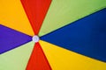 Abstract colorful part of umbrella