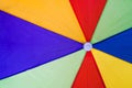 Abstract colorful part of umbrella