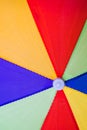 Abstract colorful part of umbrella