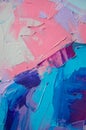 Fragment. Multicolored texture painting. Abstract art background. oil on canvas. Rough brushstrokes of paint. Closeup of a paintin