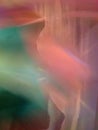 Abstract and colorful picture with the impression of a vaporous and ghostly vision Royalty Free Stock Photo