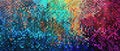 Abstract colorful pixelated background. Square tile background. 21:9 aspect ratio