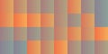 Abstract Colorful Pixelated Surface Pattern with Random Blue and Orange Squares - Geometric Mosaic Texture - Vector Background