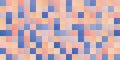 Abstract Colorful Pixelated Surface Pattern with Random Colored Blue and Pink and Purple Squares