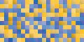 Abstract Colorful Pixelated Surface Pattern with Random Colored Blue and Yellow Squares - Wide Scale Geometric Mosaic Texture Royalty Free Stock Photo