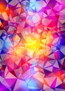 Abstract colorful polygonal background