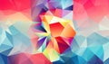 Abstract colorful polygonal background. with gradient. Royalty Free Stock Photo