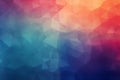 Abstract colorful polygonal background. Triangular low poly style. Ai generated