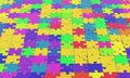 Abstract colorful puzzle background Royalty Free Stock Photo