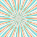 Abstract Colorful Retor Rays Background. Vector