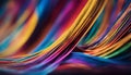 Abstract Colorful Ribbon Flow Royalty Free Stock Photo