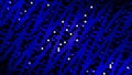 Abstract colorful running pixels background, seamless loop. Design. Zigzag pattern of shimmering and moving small rows