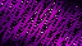 Abstract colorful running pixels background, seamless loop. Design. Zigzag pattern of shimmering and moving small rows