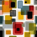 Abstract Colorful Shapes and Patterns in Geometric Design Artwork Royalty Free Stock Photo