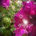 Abstract colorful shining circle vector background Royalty Free Stock Photo