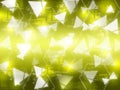 Abstract colorful and shiny background with triangle and pentagon Royalty Free Stock Photo