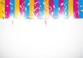 Abstract colorful shiny birthday background