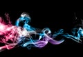 Abstract colorful smoke Royalty Free Stock Photo