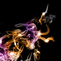 Abstract colorful smoke Royalty Free Stock Photo