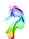 Abstract colorful smoke Royalty Free Stock Photo