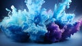 Abstract colorful smoke ink splatter background or Colorful watercolor powder explosion paint splashing texture Royalty Free Stock Photo