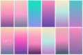 Abstract colorful vector background collection Royalty Free Stock Photo
