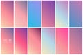 Abstract colorful vector background collection Royalty Free Stock Photo