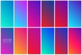 Abstract colorful vector background collection Royalty Free Stock Photo