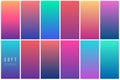 Abstract colorful vector background collection Royalty Free Stock Photo