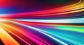 Abstract colorful speed background with lines in shape of track turn. Royalty Free Stock Photo