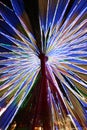 Abstract Colorful Spinning Ferris Wheel Royalty Free Stock Photo