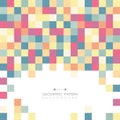 Abstract colorful square cube pattern background Royalty Free Stock Photo