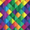 Abstract colorful squared background design vector